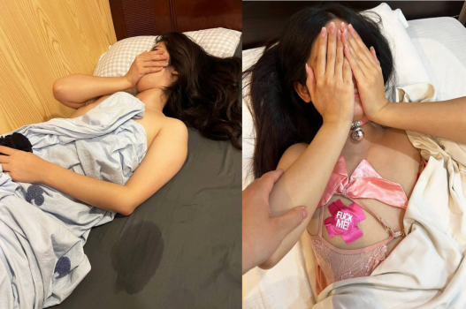 Mới chịch vài phát em đã ướt át cả giường