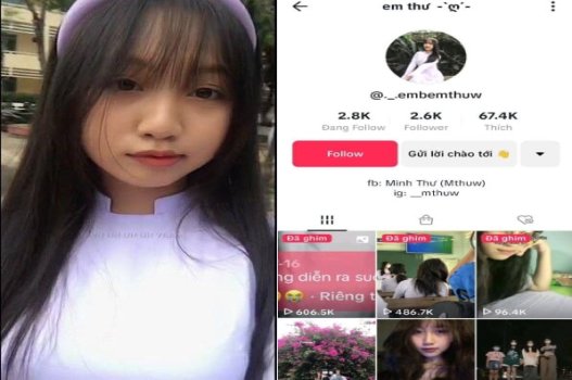 Nữ sinh Thư TikTok mới nổi lộ video nóng bỏng